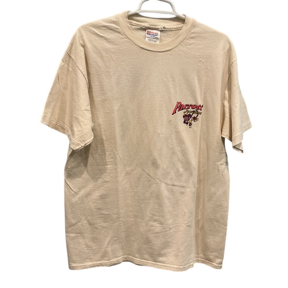 Vintage Single Stitch T-Shirt Parrot Jewelers Atlantic Beach Hanes Heavyweight